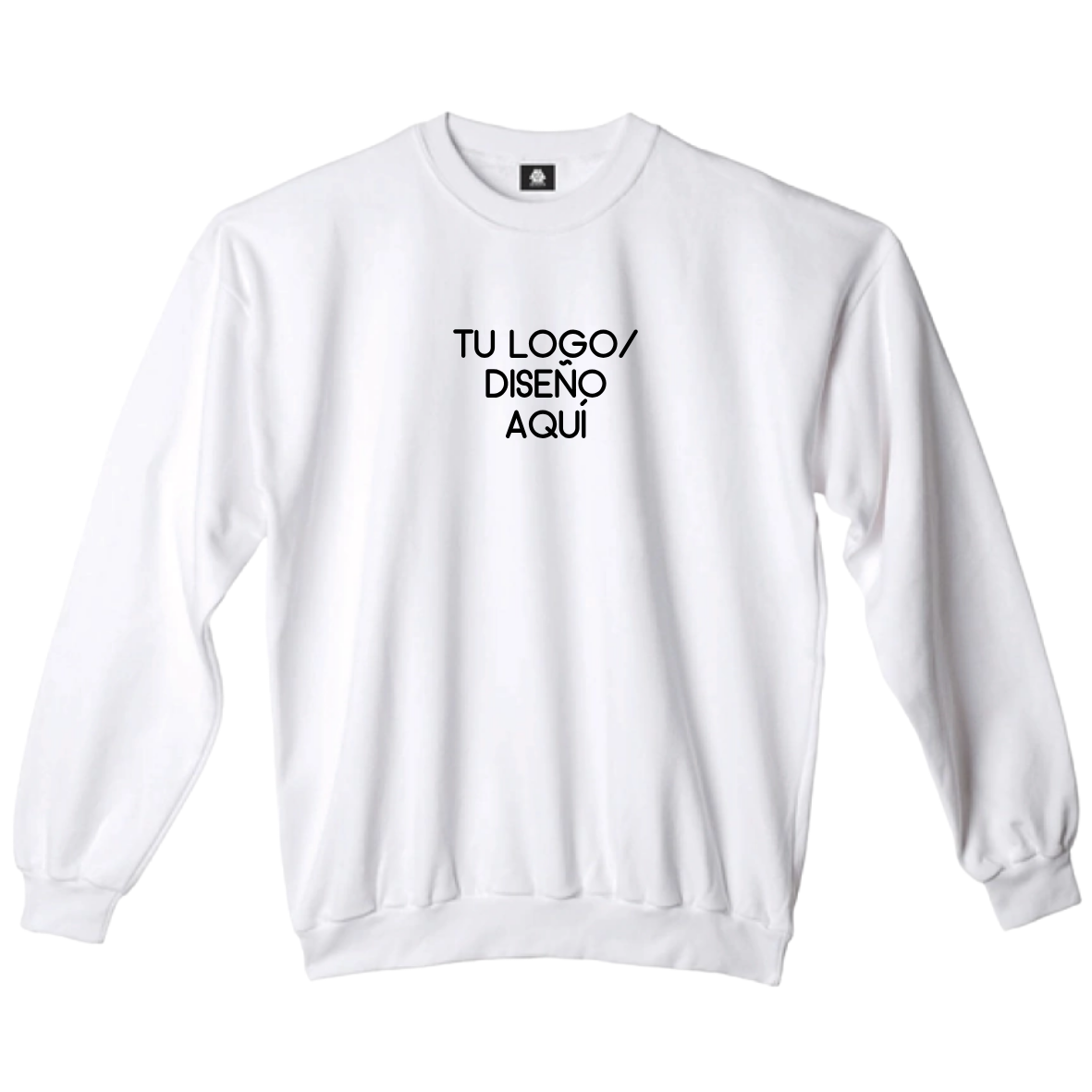 Buzo Cuello Redondo de Algodón Personalizado